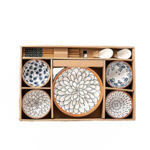 Home casa galleria ceramic floral dinnerset